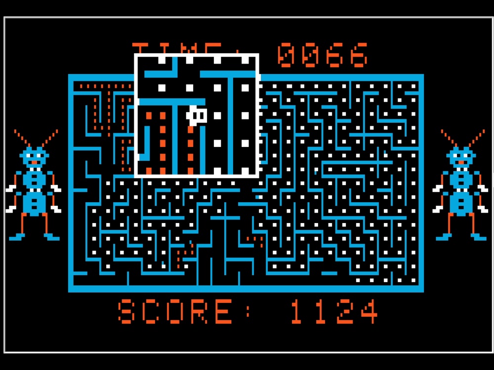 Gameplay of Dung Beetles for Apple II
